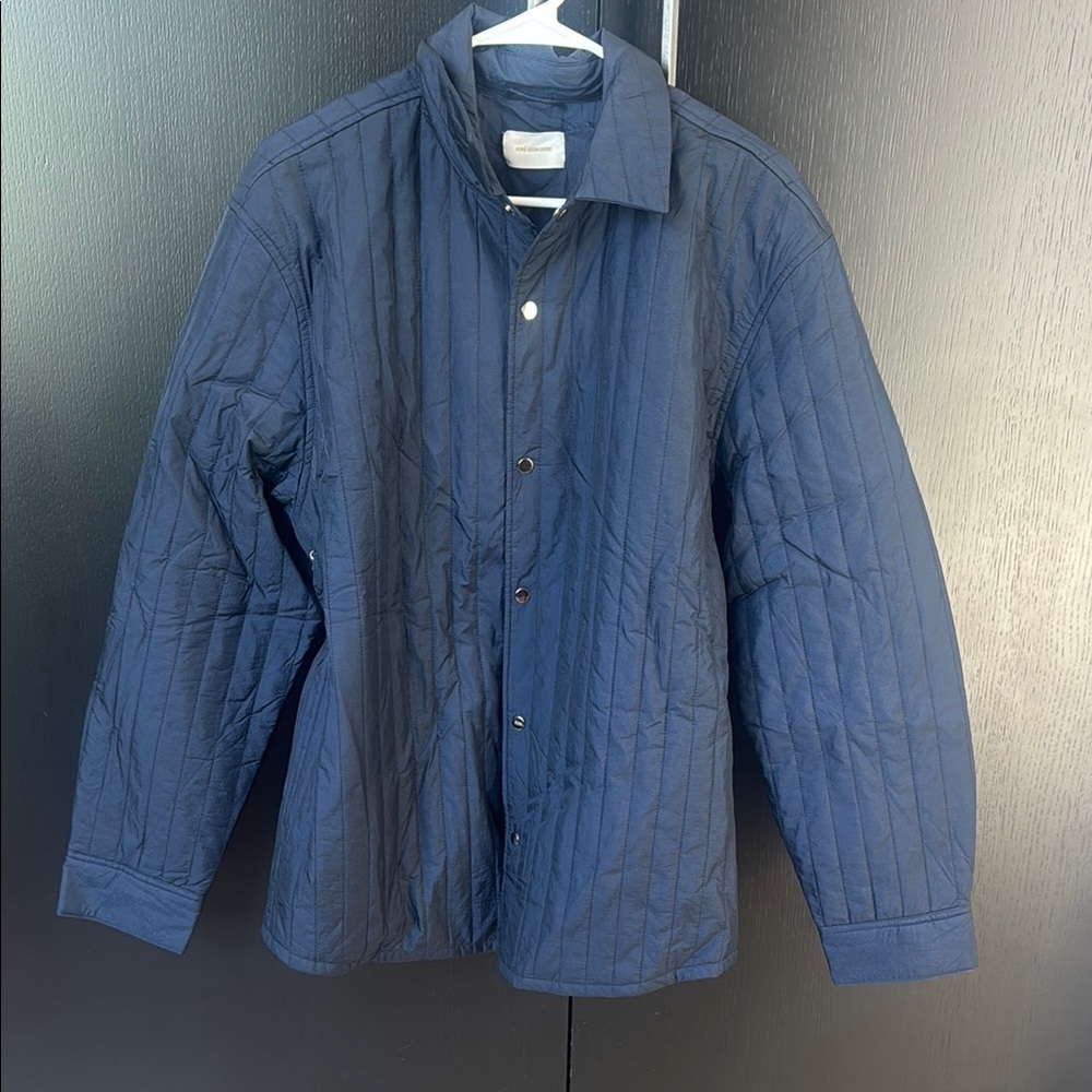 Aime Leon Dore Blue Lightweight Shirt Jacket